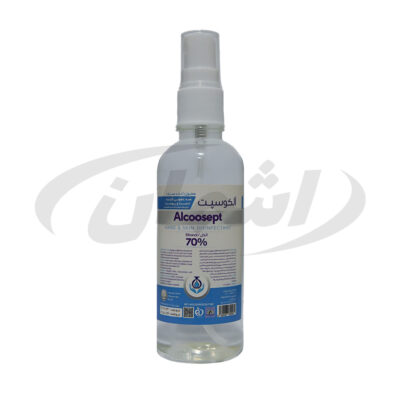 محلول ضدعفونی دست 100 سی‌سی برپایه الکل | اشمان