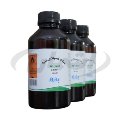 الکل (اتانول) ۹۶ درصد پت قهوه‌ای یک لیتری شیرین | اشمان