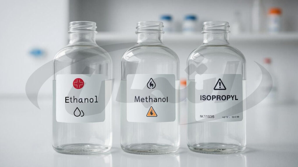 مقایسه انواع الکل‌ها: اتانول، متانول، ایزوپروپیل و کاربردهای هرکدام | اشمان