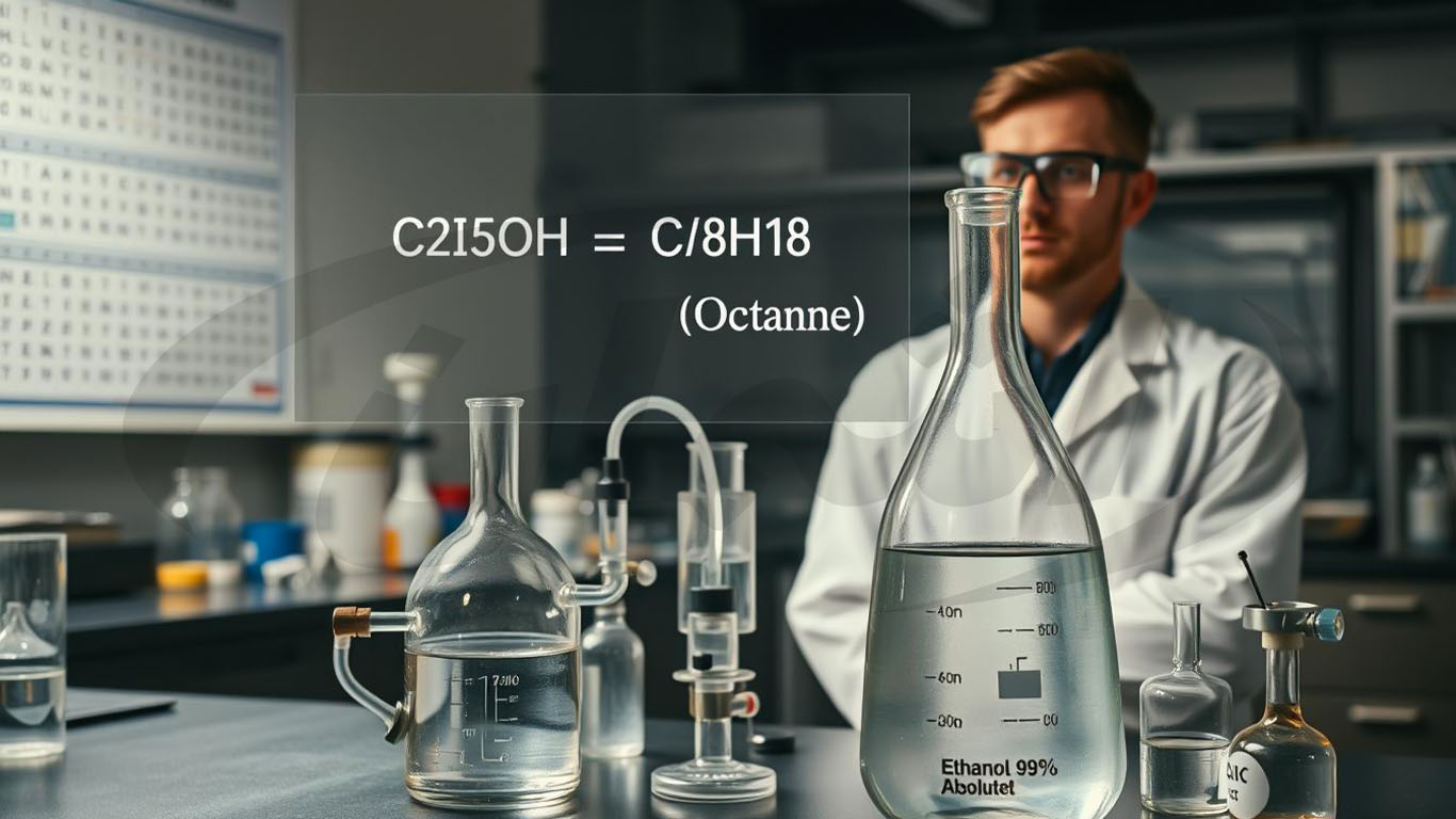فرمول ساخت اکتان با استفاده از اتانول مطلق|اشمان