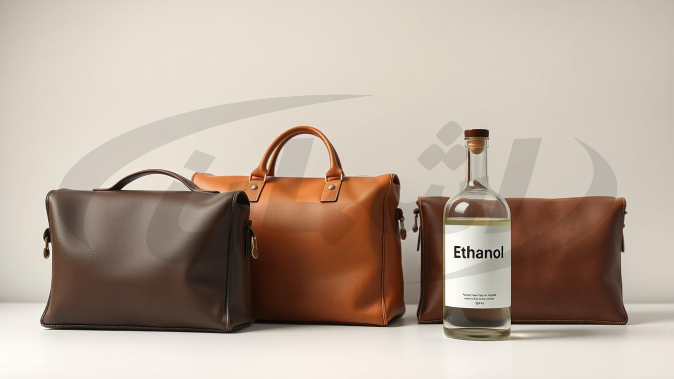 کاربردهای شگفت‌انگیز اتانول در صنعت چرم: از ضدعفونی تا بهبود کیفیت نهایی|اشمان