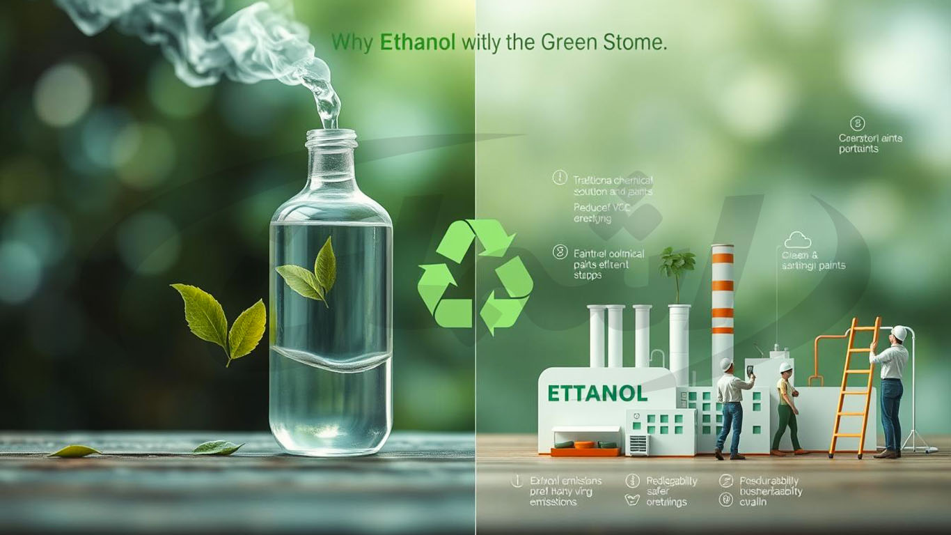 چرا اتانول یک انتخاب دوستدار محیط‌زیست در صنعت رنگ است؟|اشمان