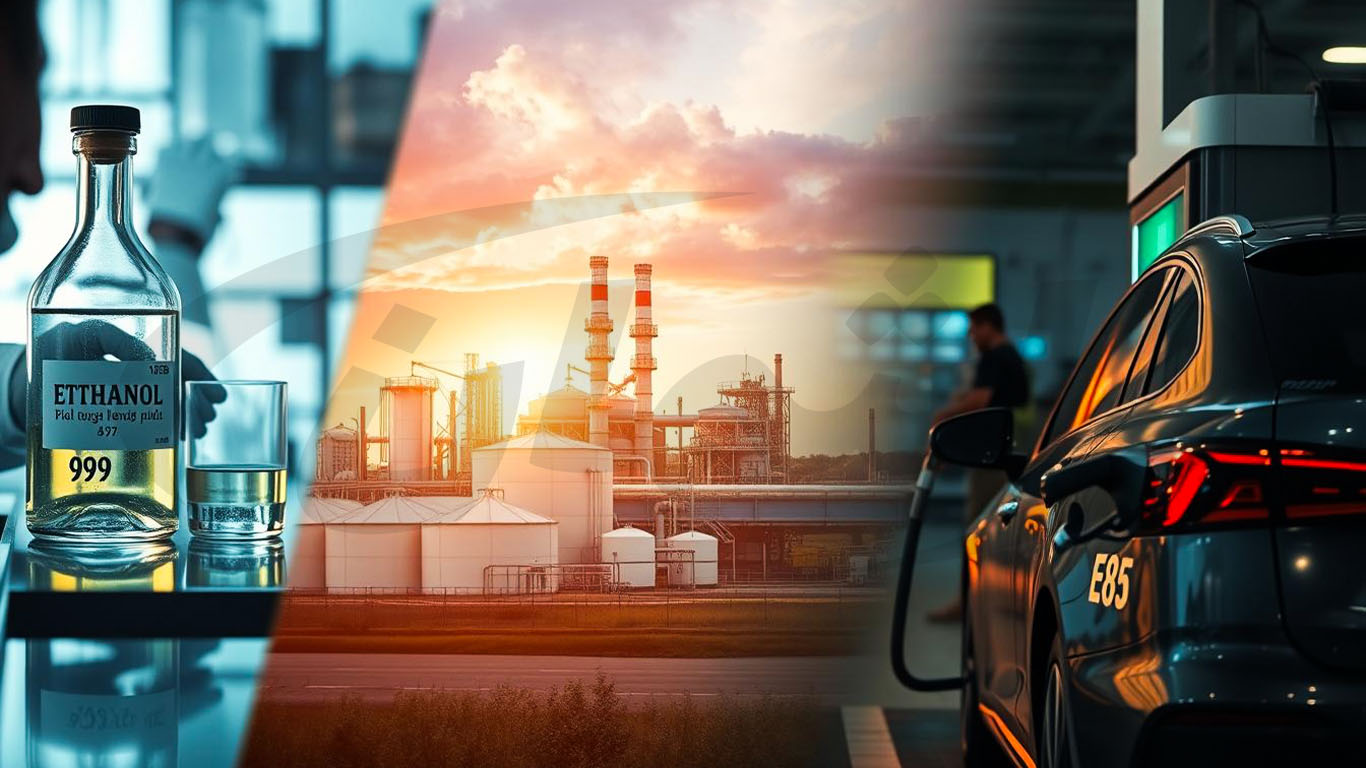 از آزمایشگاه تا باک خودرو؛ نقش اتانول در سوخت‌های مدرن|اشمان