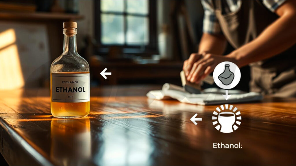 چرا استفاده از الکل طبی در تولید پولیش‌های چوب ضروری است|اشمان