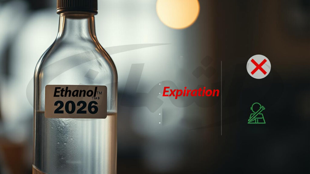 آیا اتانول تاریخ انقضا دارد؟ بعد از چه مدتی اثرش کم می‌شود؟ |اشمان