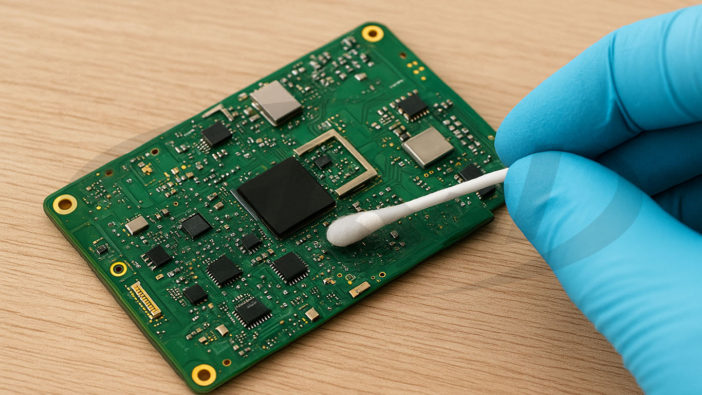 آموزش اصولی و ایمن ضدعفونی بردهای الکترونیکی با الکل طبی (اتانول)|اشمان