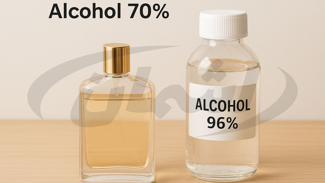 راهنمای جامع انتخاب الکل طبی با درصد مناسب برای عطرسازی|اشمان