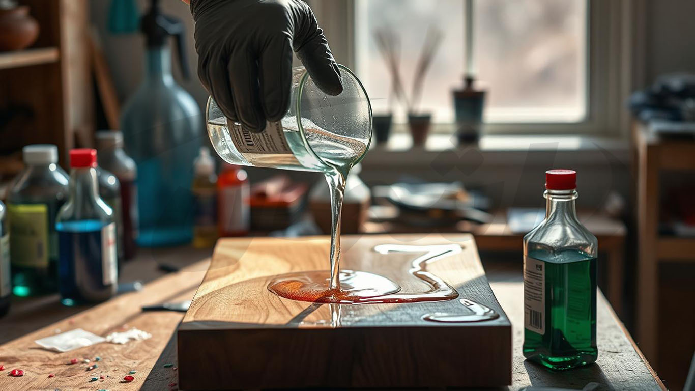 راهنمای ترکیب رنگ در رزین|اشمان