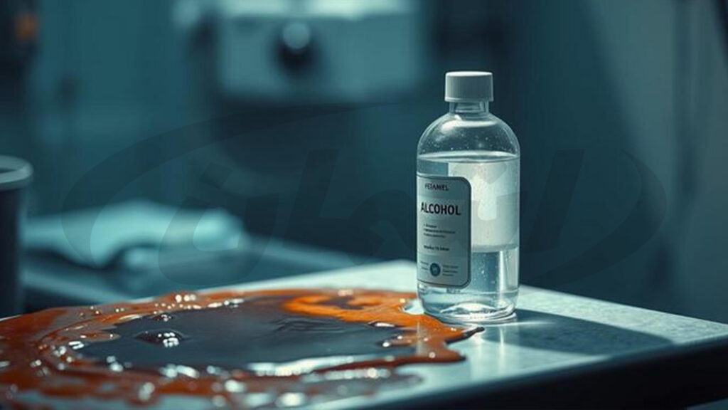 راهنمای ایمن پاکسازی روغن و گریس از سطوح با الکل طبی|اشمان