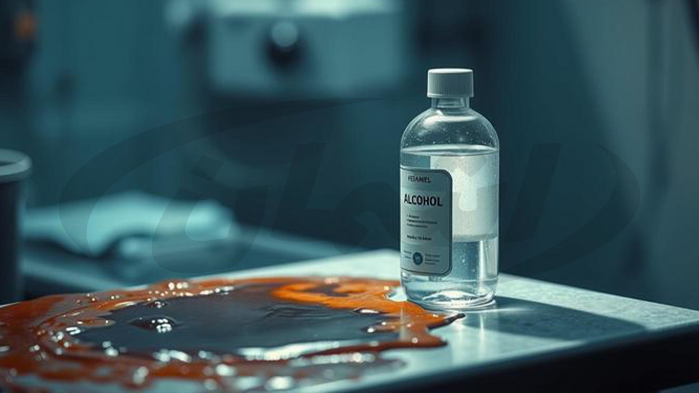 راهنمای ایمن پاکسازی روغن و گریس از سطوح با الکل طبی|اشمان