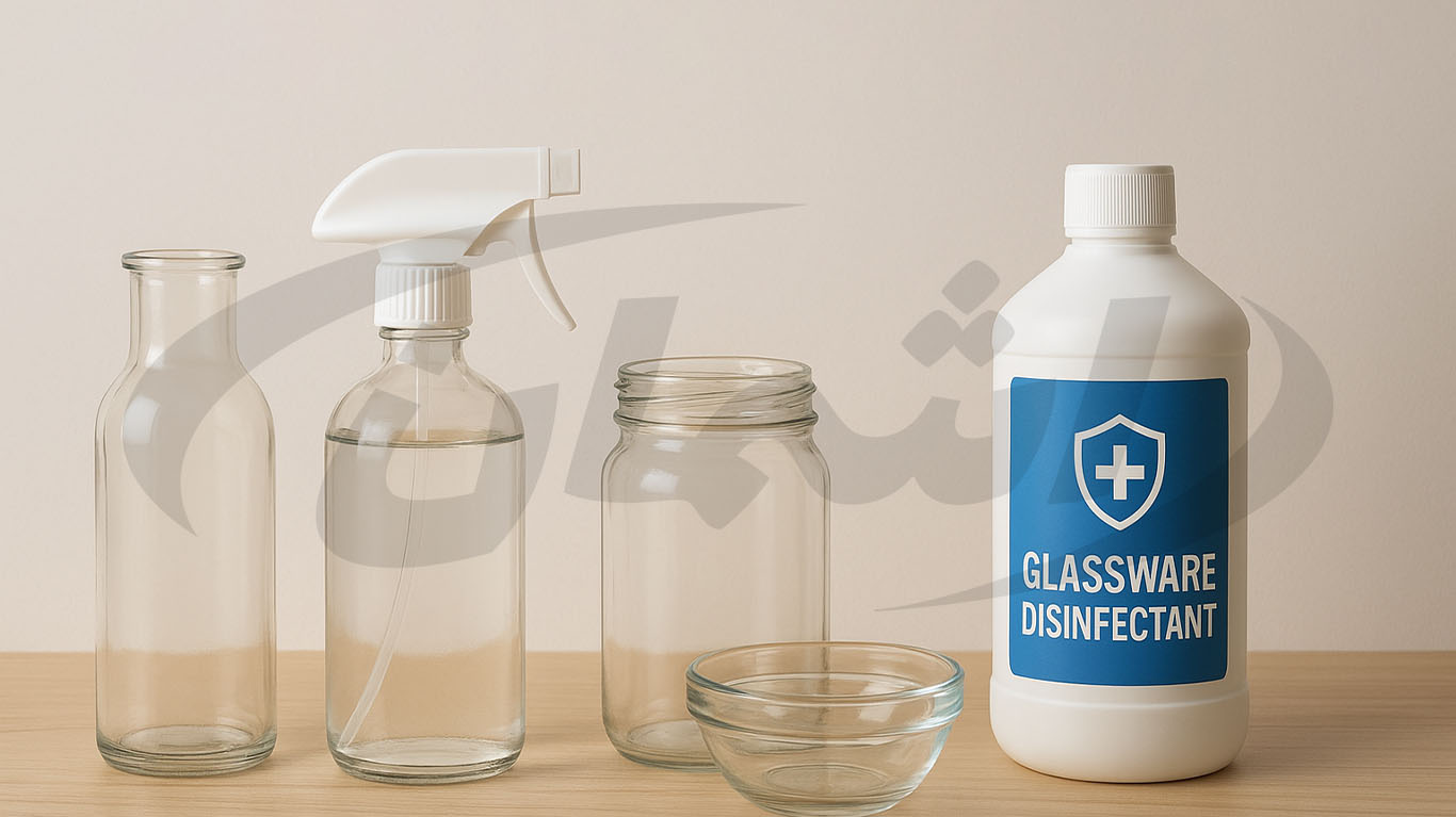 بهترین محصولات ضدعفونی بر پایه الکل برای ظروف شیشه‌ای|اشمان