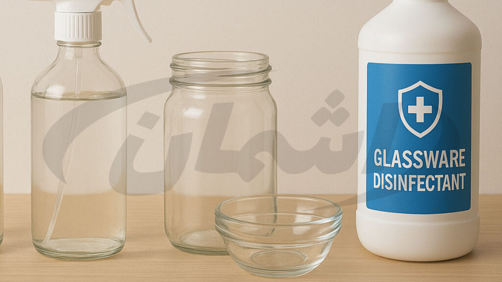 راهنمای خرید بهترین ضدعفونی‌کننده ظروف شیشه‌ای (بررسی کامل + نکات مهم)|اشمان