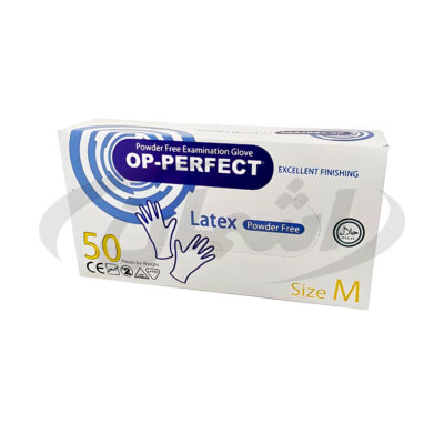 دستکش لاتکس 50 عددی سایز متوسط|اشمان