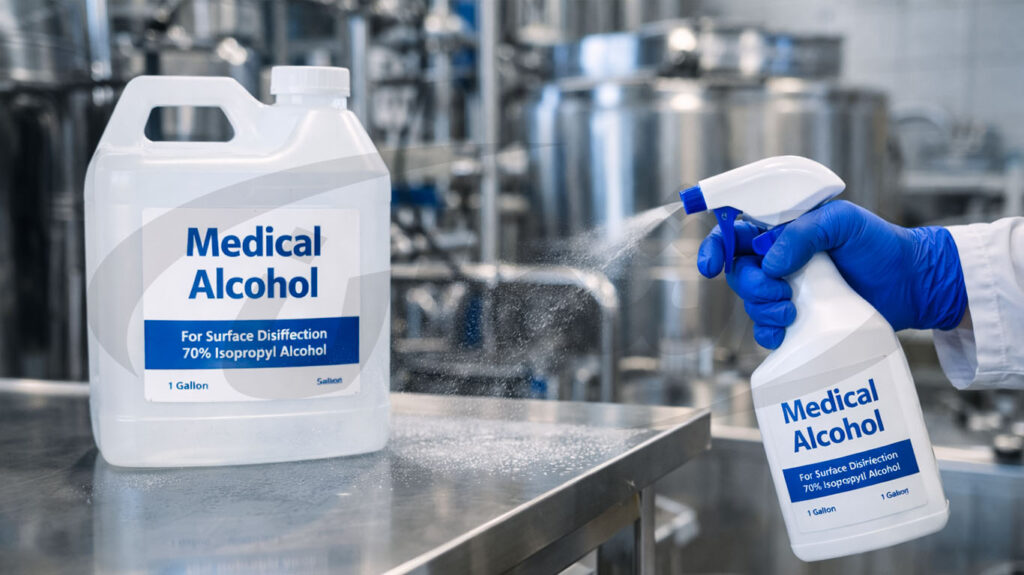 راهنمای خرید بهترین الکل طبی برای ضدعفونی ظروف استیل صنعتی|اشمان