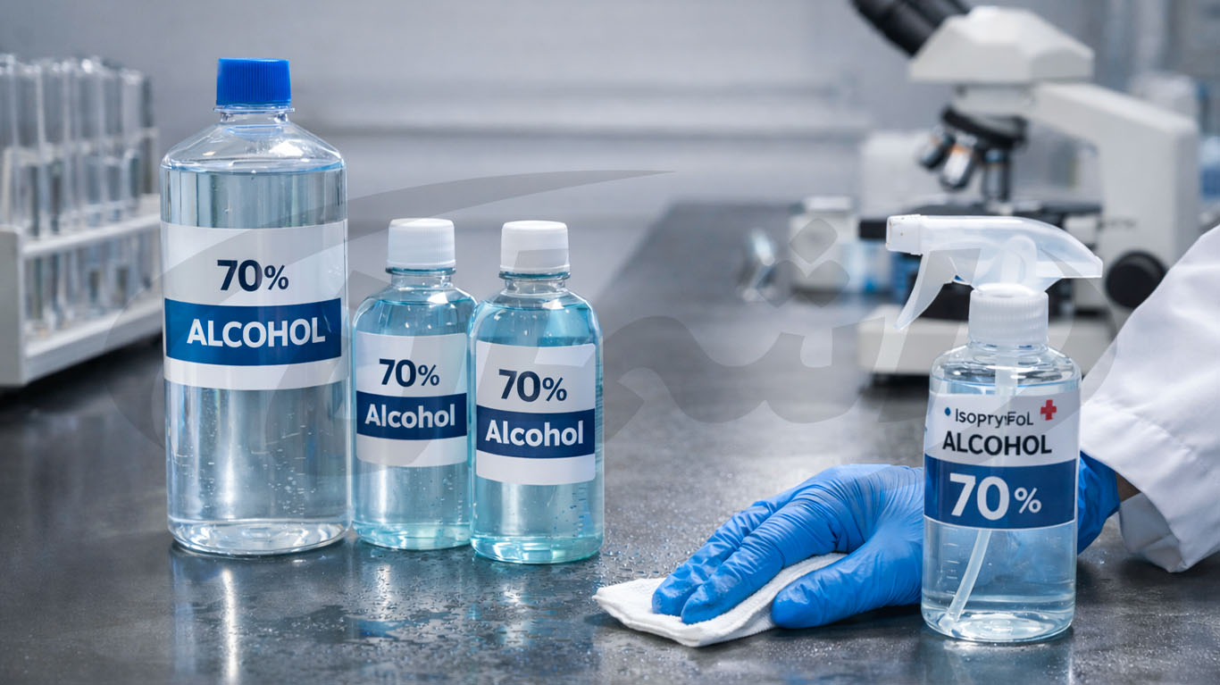 راهنمای خرید بهترین الکل طبی برای ضدعفونی میز کار|اشمان