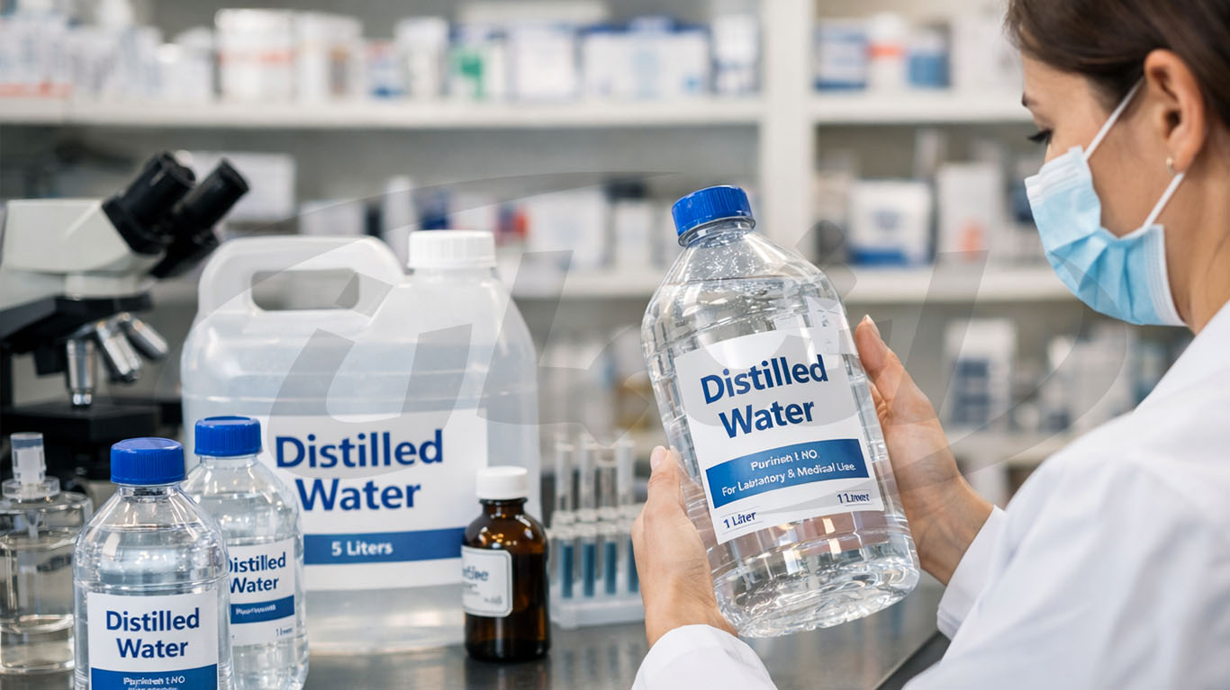 کاربردهای روزمره آب مقطر در داروسازی|اشمان