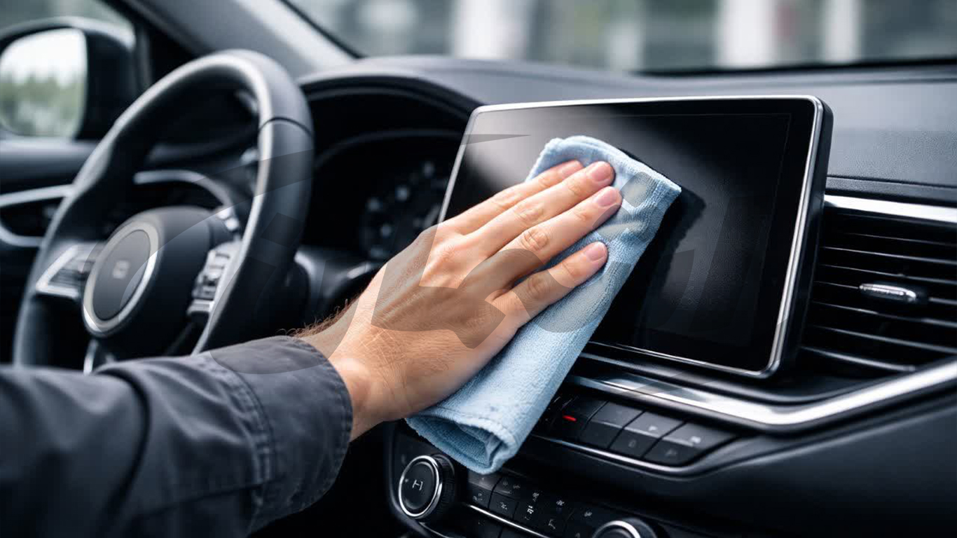 راهنمای کامل و ایمن تمیز کردن مانیتور ماشین با ضدعفونی الکلی|اشمان